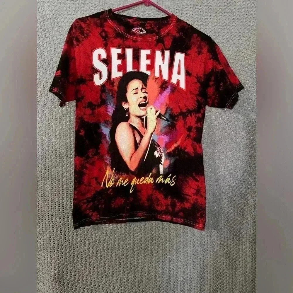 Selena Officially Licensed Short Sleeve Tie Die Graphic Tee Shirt XS Extra Small